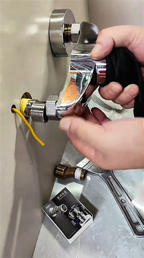 Educational video of water line fitting