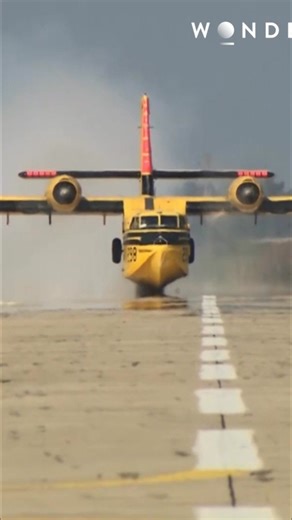 125K views · 1.1K reactions | A plane touched down without landing gear, causing chaos on the runway. What followed was a race against time and a daring last-second takeoff to avoid catastrophe. A nail-biting situation! #Aviation #EmergencyLanding #PilotSkills #NearMiss #RunwayIncident | The Wonder Channel | Facebook