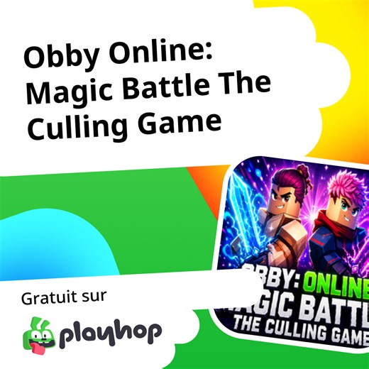 Obby Online: Magic Battle The Culling Game: Jouez en ligne gratuitement sur Playhop