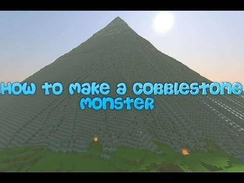 How To Build A MASSIVE Cobble Monster (Fast+Easy)!!!