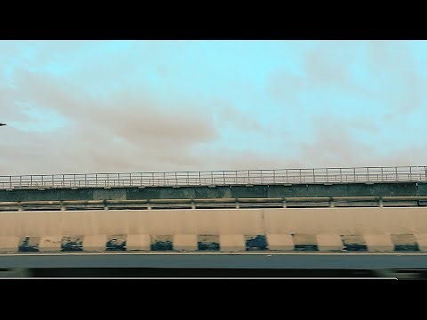 Time-laps of Traveling on a Highway