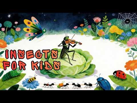 Insects for Kids 🐞🐝 Learn Bugs & Insect Sounds | Fun Song for Children | Kid Ventura TV for Kids