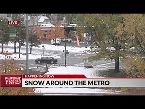Downtown Denver roads cleared up after snow storm