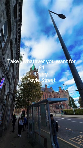Derry's £1 'Take Whatever You Want' Deal on Foyle Street