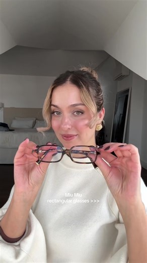 Stylish Miu Miu Rectangular Glasses in Every Color