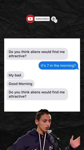 Good Morning… Important Alien Question 👽😂