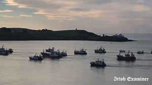Angry fishermen have sailed through the night to deliver a blunt message to Taoiseach Micheál Martin — "the industry is dying". Read the story in full here: https://www.irishexaminer.com/news/munster/arid-40298462.html | Irish Examiner