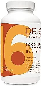 DR C. VITAMINS 100% Pure Turmeric Extract Supplemnt Natural Curcumin for Antioxident Support