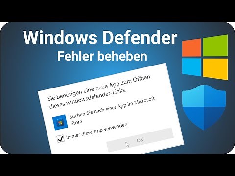 Windows 11 Defender Sicherheit öffnen - sie benötigen eine neue App