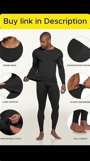 TSLA Men’s Thermal Underwear Set