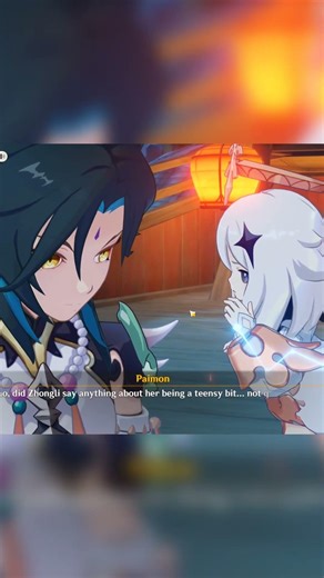 Paimon Triggers Zibai #genshinimpact #4k #shortsfeed #shorts #genshin