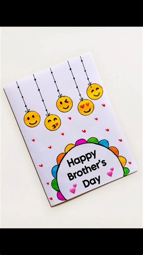 Brother's Day Easy Card #happybrothersday #brother #diy #handmade #shorts #bhai #greetingcards