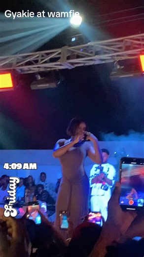 Gyakie Live Performance at Wamfie Stage