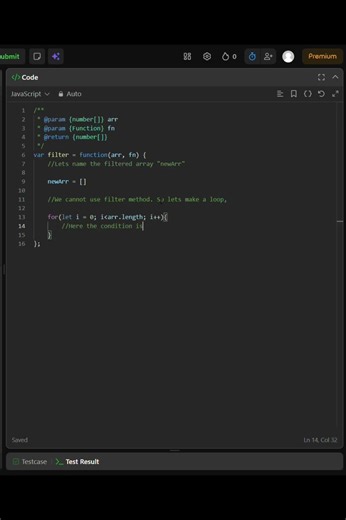 Filter Elements from Array || Day 6 of JS || Leetcode Challenges ||#coding#javascript#webdevelopment
