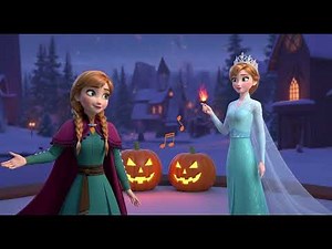 Anna’s Halloween Song 🎃👑✨ Spooky Fun Kids Song | Frozen Princess