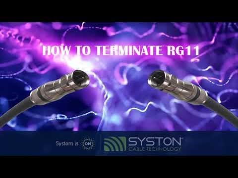 How to Terminate RG11 Cable
