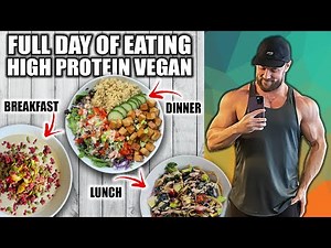 Healthy High Protein Meals // Full Day Of Eating
