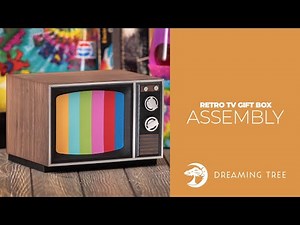 SVG File - Retro TV - Assembly Tutorial (For Cricut, Silhouette, and ScanNCut)