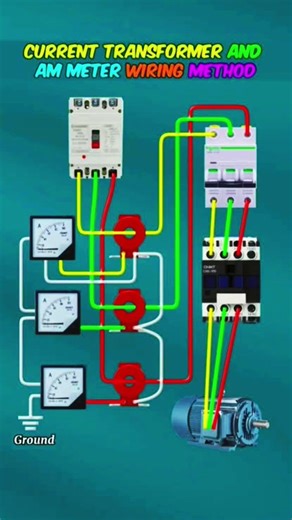 Understanding the Wiring Method for Current Transformers# and AM Meters#