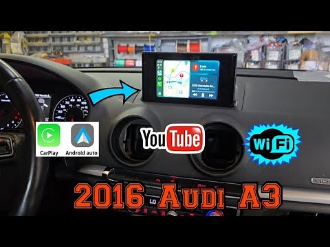 2013-2018 Audi A3 Wireless Carplay Android Auto mirror cast Netflix youtube