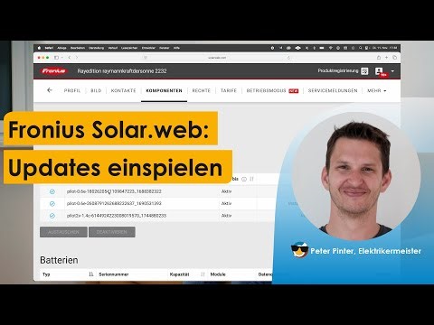 Fronius Solar.web: Updates einspielen