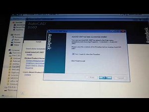 How to install and register Autocad 2007