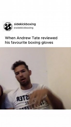 1.2K reactions · 20 shares | When Andrew Tate reviewed his Sidekick boxing gloves. | Sidekick Boxing | Facebook