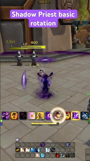 Basic Shadow Priest Rotation in 60 Seconds #foryou #midnight #worldofwarcraft