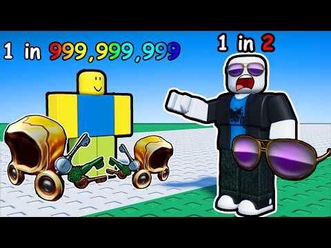 Roll the RAREST Retro Item in Roblox...
