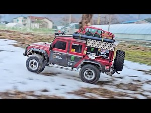 Ultimate Traxxas TRX-4 Defender Adventure: Epic Snow Run & Off-Road Action!..
