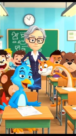 Cartoon Characters in School Exams 📚😂 | #animation