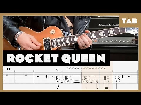 Guns N’ Roses - Rocket Queen - Guitar Tab | Lesson | Cover | Tutorial