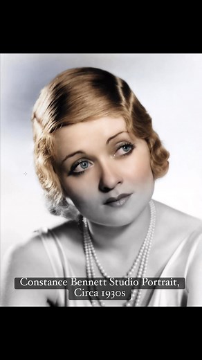 6.3K views · 240 reactions | A 1930s glamorous studio portrait of actress Constance Bennett. #ConstanceBennett #1930sHollywood #GoldenAgeOfCinema #VintagePortrait #ClassicHollywood | Memory Lane Photos | Facebook