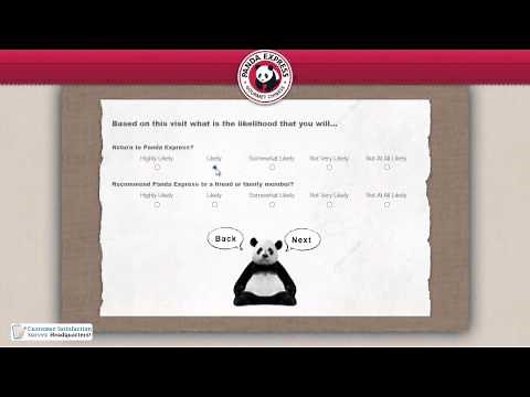 How to Participate in the www.PandaExpress.com/guest Survey
