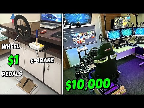 $1 vs $10,000 Sim Racing Setup