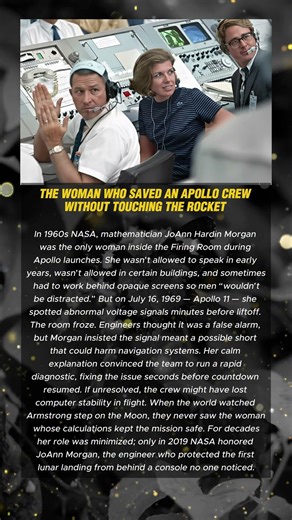THE WOMAN WHO SAVED AN APOLLO CREW WITHOUT TOUCHING THE ROCKET