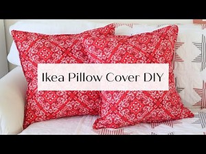 Ikea pillow cover DIY |DIY Throw Pillow Cover