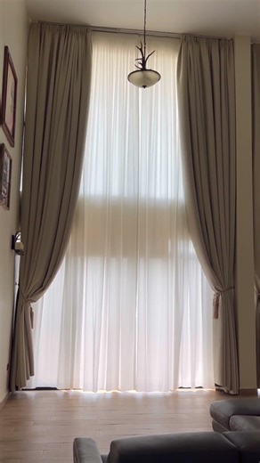 Remote Controlled Curtains Kampala.#interiordesign #automatedcurtains