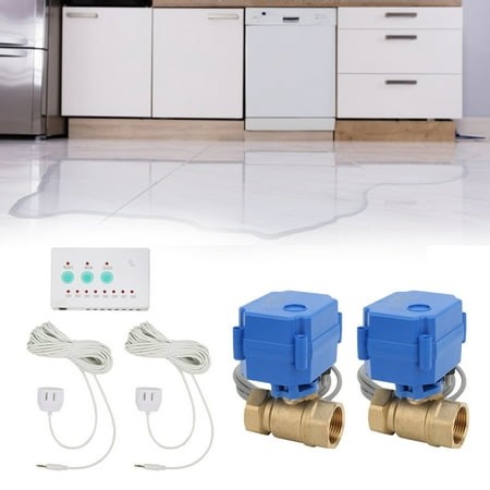 Water Leaking Detector, Water Leaking Sensor Double Valve Audible Alarm Home Smart Overflow Detector, AC100-240V Water Leaking, Water Alarms - Walmart.ca