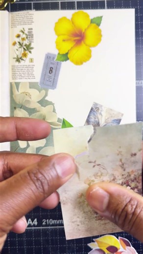 ASMR Scrapbook Journaling ✂️ Satisfying Paper Sounds & Cozy Craft Night