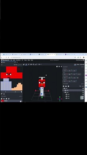 Create Clukr in Blockbench: Model, texture, and animate step-by-step!