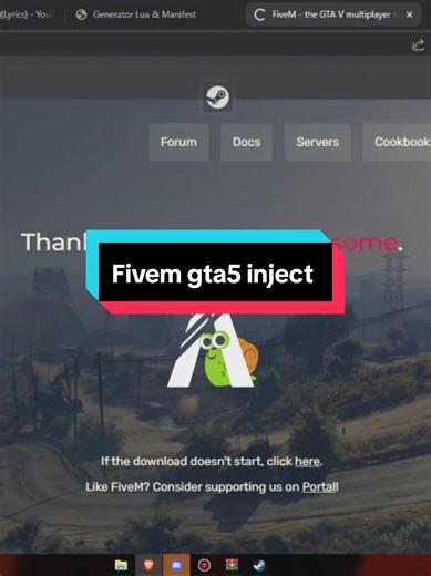 main fivem pakai gta 5 hasil inject?? #steam #fivem #gtaonline #xyzbca
