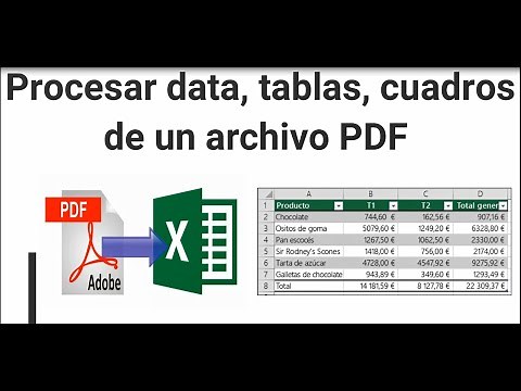 Pasar tablas, datos de pdf a Excel 2016 - PowerQuery
