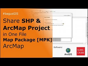 ArcGIS | Share SHP & ArcMap Project in one file Map Package [ MPK ]