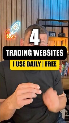 TOP 4 TRADING WEBSITES or TOOLS YOU NEED!