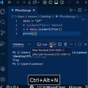 isidentifier() Method in Python #pythontricks #python.