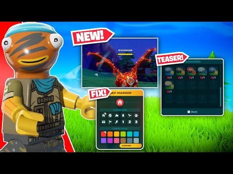 NEW DRAGONS & TEASERS in TODAY'S Update in NINJAGO x LEGO Fortnite Odyssey!