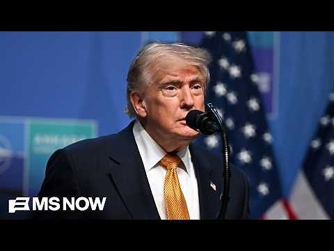 President Trump holds a press conference after he says ceasefire with Iran is over