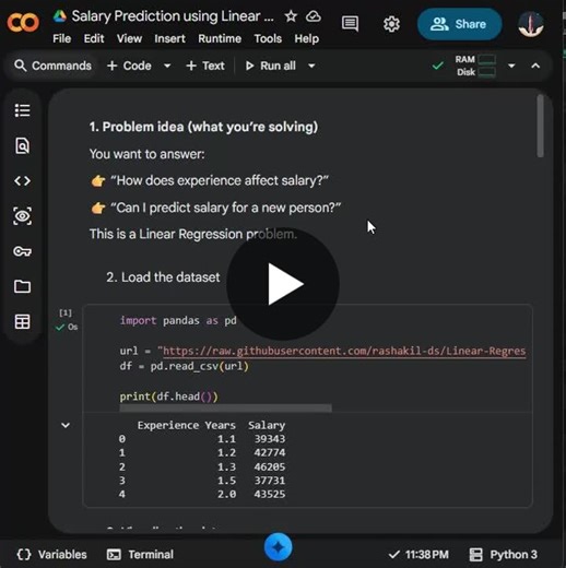 Salary Prediction with Linear Regression in Python | Abu Salah Musha Lemon posted on the topic | LinkedIn