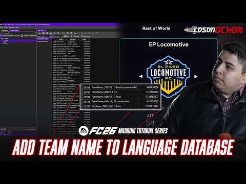 Add Created Club Team Names Using FIFA Editor Tool (Detailed) | EAFC 26 Modding Tutorial 7